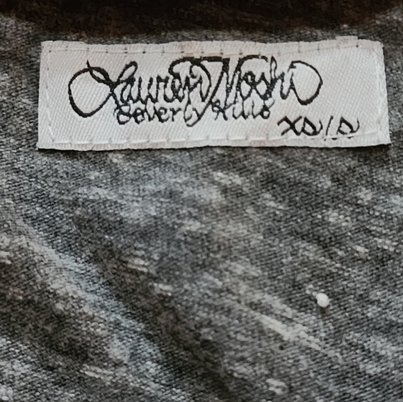 Lauren Moshi Smiley Face "Don't Worry Be Happy" Baseball Tee XS/S Limited USA - Picture 6 of 10